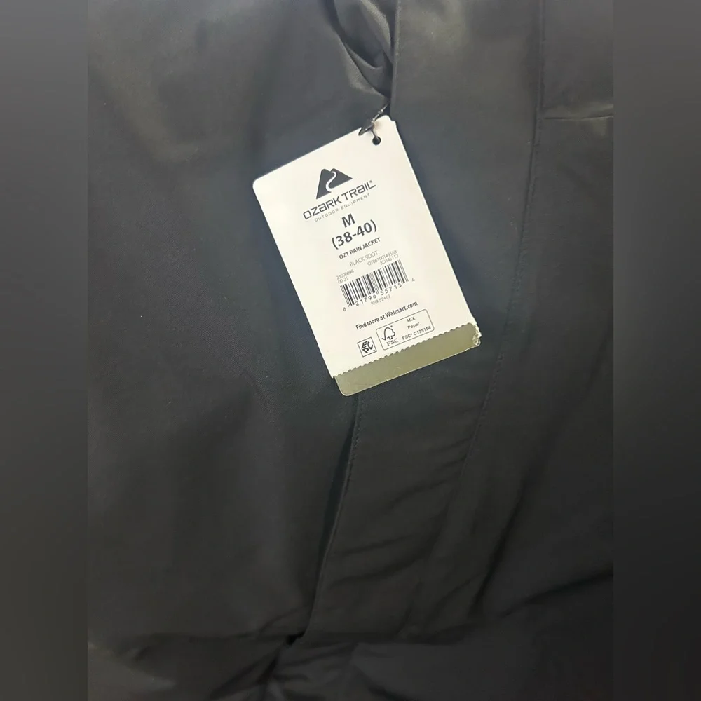 Ozark Trail Men's Rain Jacket with Hood - Picture 5 of 5